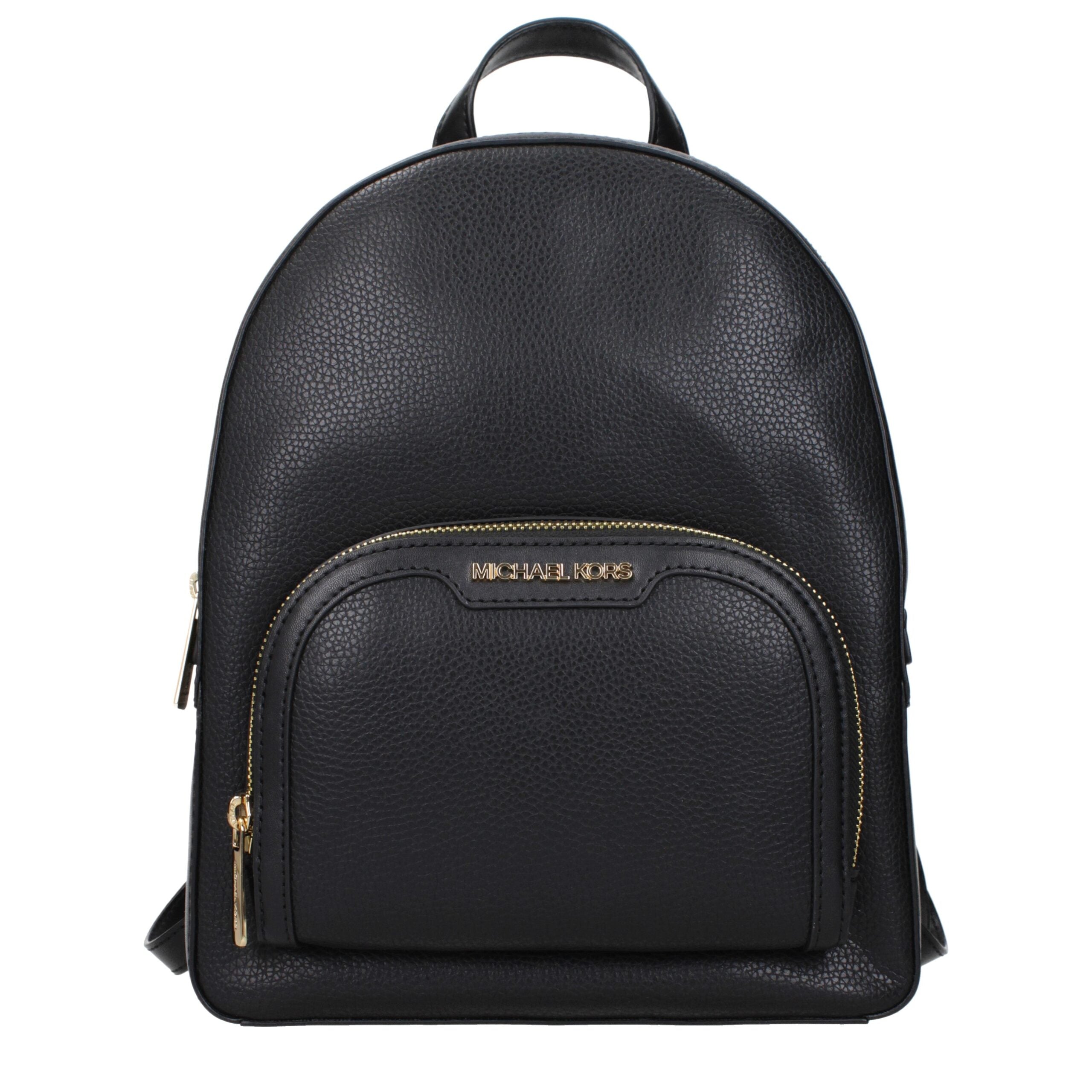 Michael Kors Black Leather Backpack
